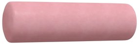 2 pcs conjunto de sofás com almofadões e rolos veludo rosa