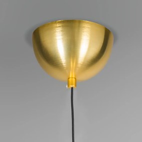 Candeeiro de suspensão retro dourado 40 cm - SLICE Art Deco,Design,Moderno,Retro