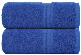 Toalhas de bidé 2 pcs 30x50 cm 360 gsm 100% algodão azul