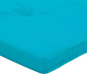 Almofada Turquesa Turquesa Poliéster 58 cm x 77 cm
