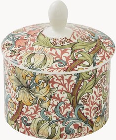 Açucareiro em porcelana com tampa Golden Lily