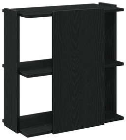 Estante c/ 3 prateleiras 60x30x60 cm derivados de madeira preto