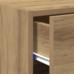 Sideboard vidaXL Artisan Carvalho 30x42,5x93 cm Madeira engenheirada