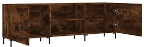 Móvel de TV 150x30x50 cm derivados de madeira carvalho fumado