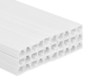 Calhas para cabos 30x20 mm 30 m PVC