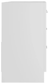 Armário de lavatório 63x30x54 cm derivados de madeira branco