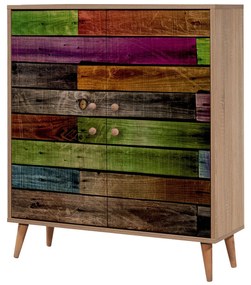 Armário Multiuso Multilux – Carvalho Sonoma – 95x111x36 cm