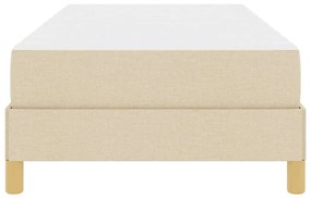 Cama Box Creme, Marrom 90 x 190 cm