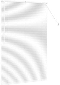 Persiana de Janela com cortinas Outros Manual Branco 120 x 175 cm Alum