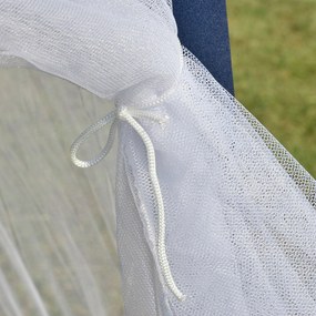 Tenda de Jardim 3x3m Tenda com 4 Partes Laterais Rede Mosquiteira com