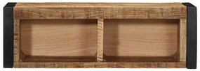 Móvel de TV 80x30x25 cm madeira mangueira áspera maciça