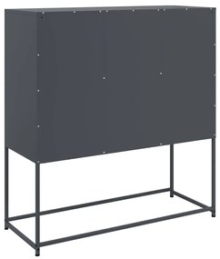 Aparador 100,5x39x107 cm aço antracite