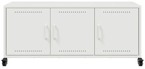 Móvel de TV 100,5x39x43,5 cm aço branco