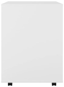 Móvel com rodas 60x53x72 cm derivados de madeira branco