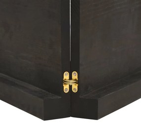 Tampo de mesa 120x60x(2-6) cm carvalho tratado castanho-escuro
