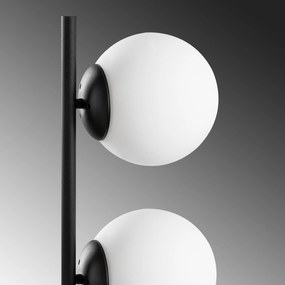 Candeeiro de Pé Dual – Preto – 30 x 30 x 155 cm