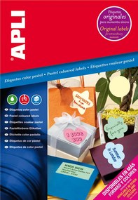 Etiquetas Autocolantes A4 210x297mm Verde 20 Folhas