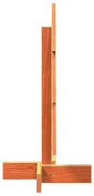 Árvore de Natal decorativa 60 cm pinho maciço castanho-mel