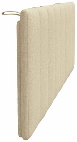 Almofadão de cabeceira 120 cm tecido creme