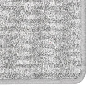 Tapete/passadeira 80x250 cm cinzento-claro