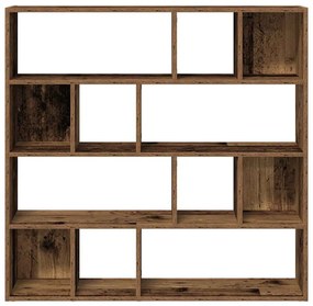 Estante/divisória 105x24x102 cm cor madeira velha