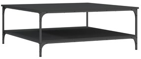 Mesa de centro 100x100x40 cm derivados de madeira preto