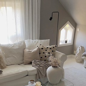 Candeeiro de pé moderno preto ajustável - Java