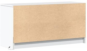 Móvel de TV com luzes LED derivados de madeira branco