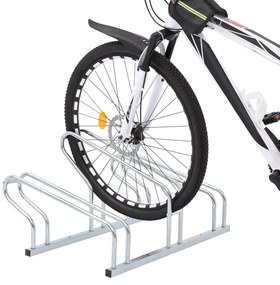 Suporte independente para 3 bicicletas aço galvanizado