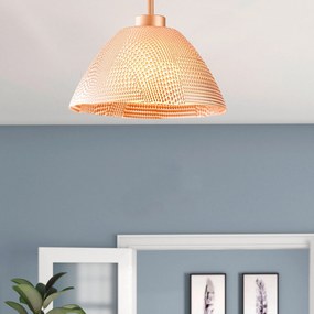 Candeeiro Chandelier Bornova – Cobre – Diâmetro 30 cm, Altura 32 cm