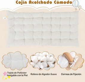 Conjunto de 3 Peças Montessori: Triângulo de Escalada, Arco e Rampa, 69 x 55 x 59 cm, Dobrável, Natural