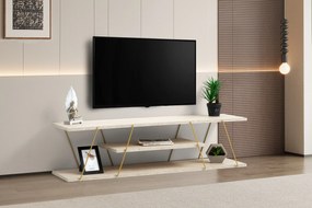 Móvel TV Canaz – Travertine Gold – 120 cm