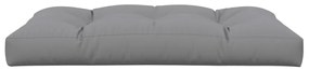 Almofadão para sofá de paletes 120x80x12 cm tecido cinza