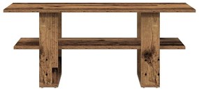 Mesa de centro 102x55x42 cm derivados de madeira madeira velha