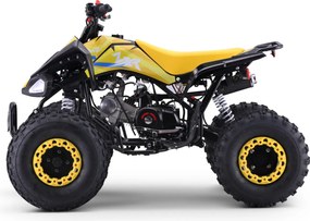 Moto 4 para crianças gasolina 125cc ATV Motors ZXT Amarela