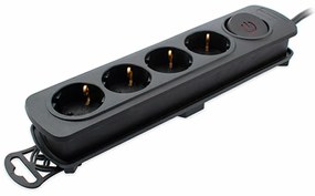 Extensão com 4 tomadas com interruptor TM Electron 3680 W