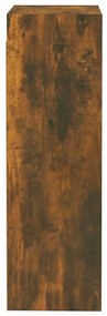Móveis de TV 2 pcs 30,5x30x90 cm madeira cor carvalho fumado