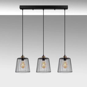 **** Candeeiro de Teto Pirlo – Preto Antigo – 68 x 16 x 114 cm

**