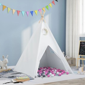 Tenda Teepee Infantil com Bolsa Peach &amp; Bolinhas de Brincar Skin Branc