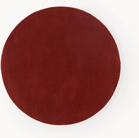 Tapete redondo em lã artesanal Zayne