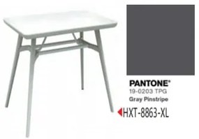 Mesa De Comedor Rectangular 135x80 Cm Scand Cinza Grafito - Sklum