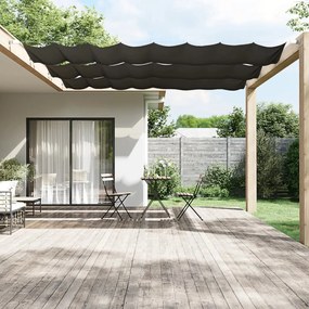 vidaXL Toldo vertical 100x600 cm tecido oxford antracite