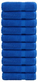 Toalhas de mãos premium SOLUND 10 pcs 50x100 cm 600 gsm azul