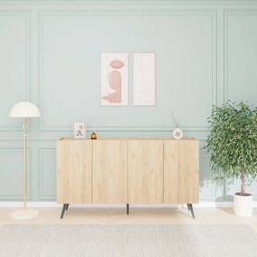 Aparador "Rovere" - Carvalho - 180x100x43cm - Design Moderno