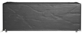 Capas p/ mobília de jardim 2 pcs 8 ilhós 192x82x65cm retangular