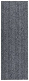 vidaXL Tapete/passadeira de entrada 100x350 cm cinzento