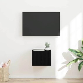 vidaXL Armário de TV de Parede Preto 60 x 31 x 29.5 cm