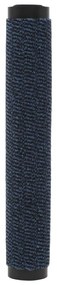 Tapete controlo pó retangular tufado 2 pcs 90x150cm azul