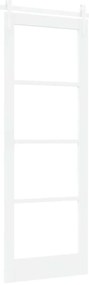 Porta Deslizante com Conjunto de Ferragens 'ORKDAL'Branco Madeira Sóli