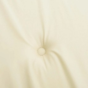 Almofadões p/ cadeira encosto alto 2pcs tecido oxford cor creme